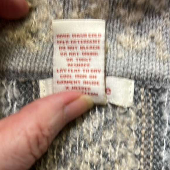 Sundance Patterned Gray Longline Cardigan - Picture 6 of 6